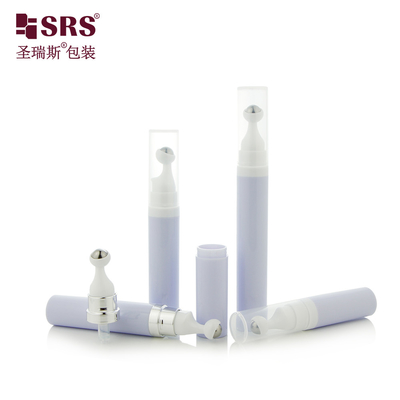 A0035 7.5ml 10ml 15ml Hành trình thân thiện PP chai cuộn không khí cho Eye Cream Press Roll Design