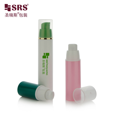 A024 15ml 30ml 50ml Tiêm Custom Color PP PCR Airless Pump Bottle For Lotion Gel Foundation