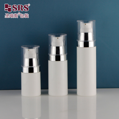 PA212 15ml 30ml 50ml kim loại bạc vai nhựa không khí máy bơm chai cho lotion cơ thể