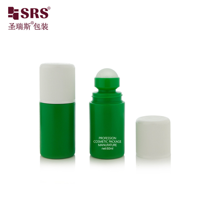 RPPC1-60ML Bao bì chai gel khử mùi màu xanh lá cây màu rắn nhựa PP PCR vật liệu tái chế
