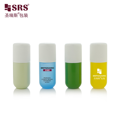 RPPA1-50ML Vòng đáy PP Vật liệu thân thiện với môi trường PCR Deodorant Roller Ball Bottle For Antiperspirant