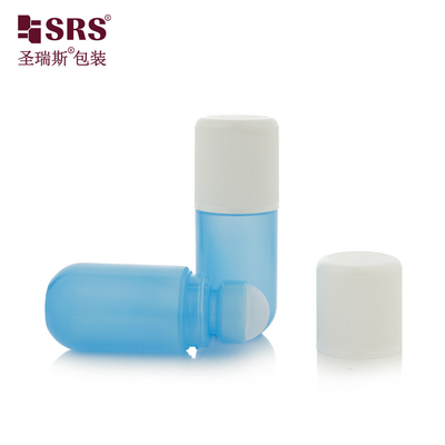 RPPA1-50ML Double Wall CRC Child Resistant Cap Ribbed Plastic PP Press Screw Design Roll On Deodorant Bottle (Bộ chứa chất khử mùi)