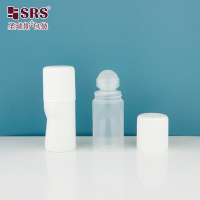 RPPB1-50ML chai nhựa hình dạng độc đáo với nắp CR chai cuộn bóng cho gel khử mùi bao bì chống xuyên thấu Không rò rỉ
