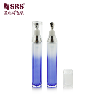 LR001-15ML LR001 15ML Xơ mắt kiệt tác chai acrylic hai lớp màu sắc tùy chỉnh Zinc Head Applicator