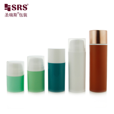 PA609 30ml 50ml Cute Skin Care Cleanser Lotion Gel Foundation chai không khí PP với máy bơm không rò rỉ