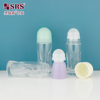 BLPG-A 50ml Capacity lớn rỗng thủy tinh cuộn bóng chai cho chất khử mùi Gel huyết thanh cơ thể chất chống thấm bao bì bán buôn