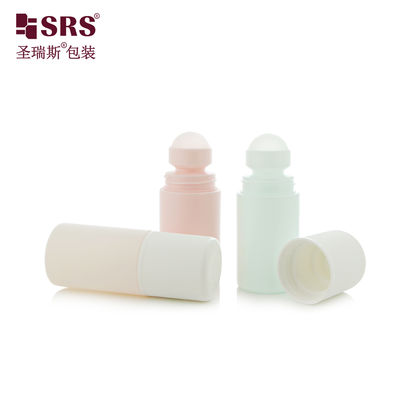 RPPC1-60ML CR Nắp Vặn Hai Lớp 2 oz PCR PP Vật Liệu Tái Chế Chai Lăn Bi Dùng Cho Gel Massage
