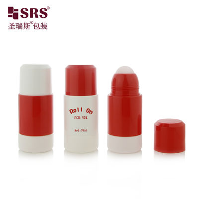 RPPE 50ml 75ml Chai lăn nhựa thay thế RPPE lý tưởng cho việc sử dụng gel khử mùi & serum cơ thể hàng ngày