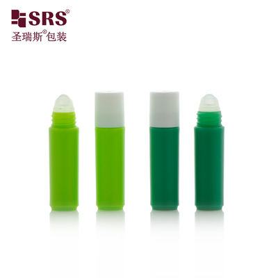 SRS bao bì bán buôn 2ml nắp vít cuộn nhựa trên chai với quả bóng kim loại cho mẫu