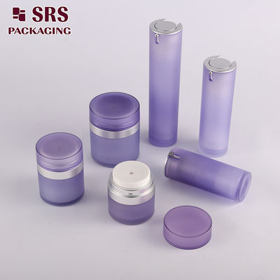 SRS bán buôn đồ nhựa chăm sóc da bình acrylic không khí và chai kem dưỡng da bao bì mỹ phẩm