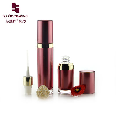 L040 15ml 30ml 60ml 120ml hình bầu dục sang trọng chai nhựa acrylic trống