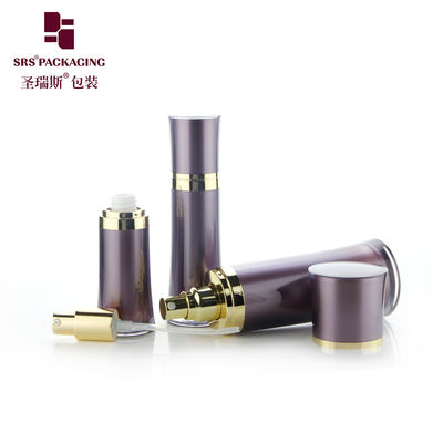 SRS Trung Quốc Nhà cung cấp xa xỉ trống màu đen sản phẩm chăm sóc da thùng Acrylic lotion chai