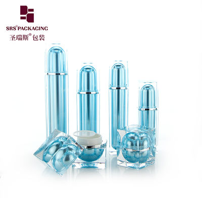 Shengruisi bao bì L059-30ml 50ml bình bình acrylic rỗng vuông cho mỹ phẩm