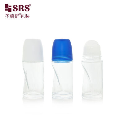 BLPG-B 50ml Chai lăn gel giảm đau rỗng, bao bì chai thủy tinh, chai khử mùi tùy chỉnh