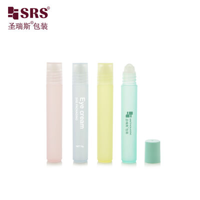 RPP 8ml Tiêu chuẩn Tiêm Matte Clear Color PP Plastic Roll On Bottle Cho Gel Điều trị mụn trứng cá