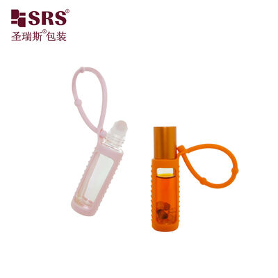 BLPM-10ML Băng kính rõ ràng trên chai với nắp silicone cho dầu thơm
