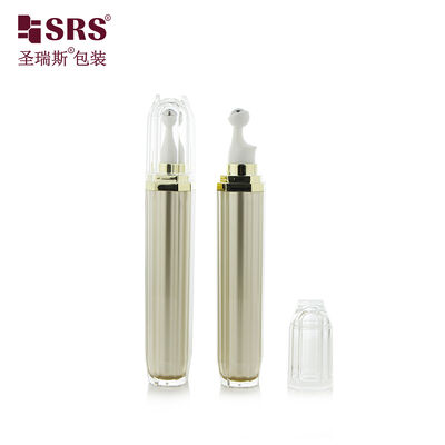 L002 15ML 20ML Double Wall Acrylic Roll On Bottle For Eye Serum Applicator Bao bì sang trọng