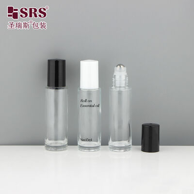BLPM-15ML SRS Thick Wall Luxury Transparent Amber Color Glass Roll On Bottle Cho dầu thơm thiết yếu