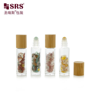 BLPM-15ML Chai lăn thủy tinh trong suốt thành dày chất lượng cao, rỗng, bi thép cho Tinh dầu