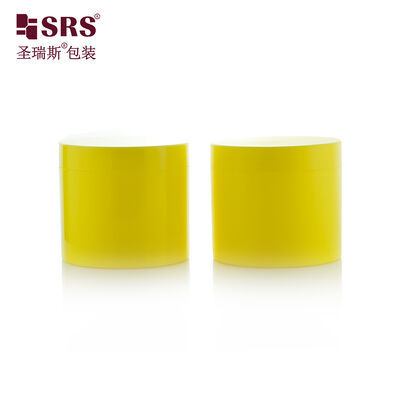 SRSQ 400g Kích thước lớn rỗng bóng hoàn thiện PP tái chế PCR bình cho kem mỹ phẩm