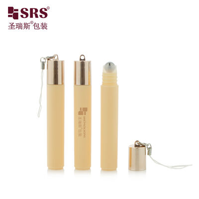 DH-8ML hình tròn trống PP PCR tái chế nhựa cuộn trên chai cho kem môi