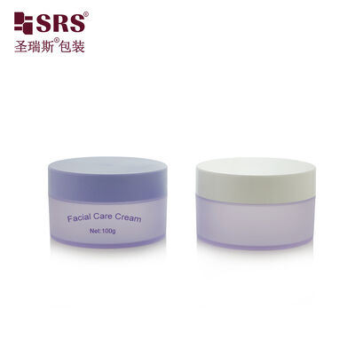 SRSQ Hũ Nhựa PP Tái Chế Bề Mặt Mờ Sơn Lớp Phủ Bóng Tường Đơn Lớp Dùng Cho Mỹ Phẩm