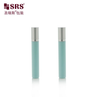 Chai lăn nhựa 8ml có thể chiết lại, bi lăn nhựa, nắp nhôm, chai bao bì đựng nước hoa chăm sóc da