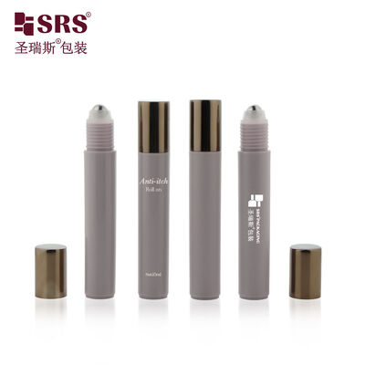 RPA 15ML Eye Serum Gel Nhựa PP Con lăn Bi thép Massage cuộn trên chai