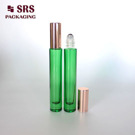 10ml kính màu xanh lá cây ròng trên chai cho dầu nước hoa