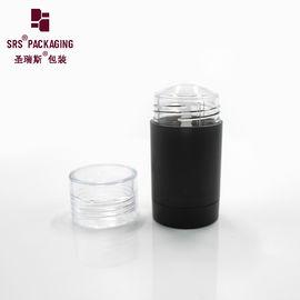 bình chứa ống deodorant nhựa màu trắng và đen sáng