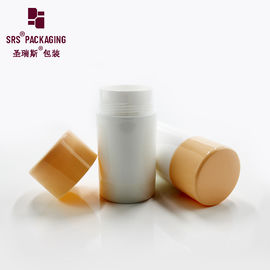 Nhựa tiêm cơ thể màu trắng với nắp màu cam bao bì gậy chăm sóc da