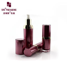 L040 15ml 30ml 60ml 120ml hình bầu dục sang trọng chai nhựa acrylic trống