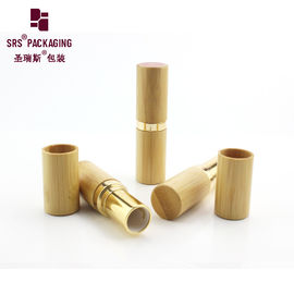 cao cấp cao cấp in logo tùy chỉnh tre tự nhiên trống ống son môi