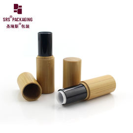 5ml bình nhựa tre hữu cơ tự nhiên xoắn lên hộp son môi trống