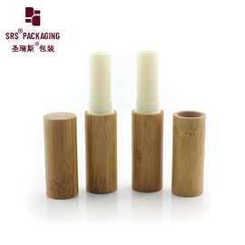 cao cấp cao cấp in logo tùy chỉnh tre tự nhiên trống ống son môi