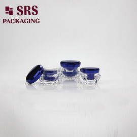 hình kim cương 5g 15g 30g 50g mặt nạ mặt lộng lẫy hai bức tường thùng acrylic với nắp