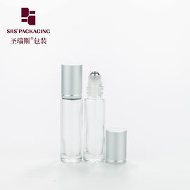 10ml 1/3 oz kính rõ ràng dày tường chai cuộn rỗng tinh dầu thiết yếu