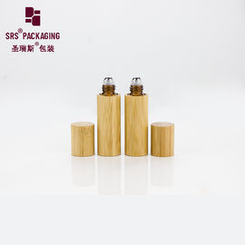 5ml mini hữu cơ dầu thiết yếu tự nhiên chai kính trống nắp tre