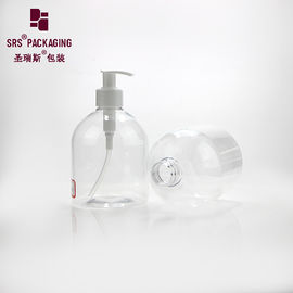 chai nhựa tròn vai rỗng vệ sinh tay minh bạch 300ml