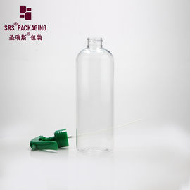 250ml PET rõ ràng, bơm vít màu xanh lá cây, bình xịt động vật sạch trống
