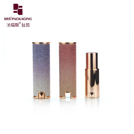 Da cừu Luxury hình tròn Trong kho trống Black lipstick ống