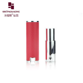 cổ phiếu đỏ sang trọng bán buôn trống hình tròn mẫu ống son môi