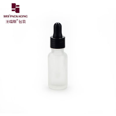 Bao bì mỹ phẩm không rò rỉ nhỏ giọt dầu thiết yếu chai kính màu xanh lá cây trống
