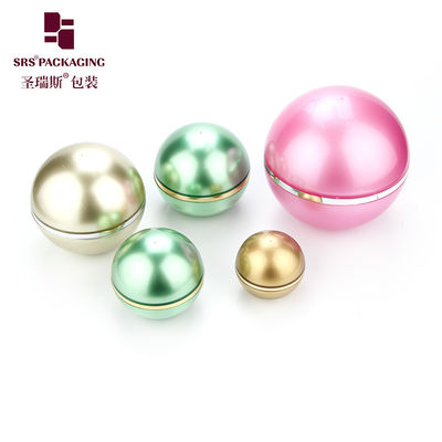 hình quả bóng tùy chỉnh màu sắc acrylic bình kem chăm sóc da rỗng 5g