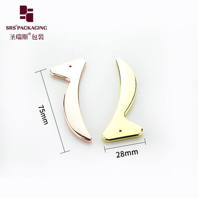 nhà máy sản xuất phẳng tùy chỉnh kim loại sang trọng mỹ phẩm spatula