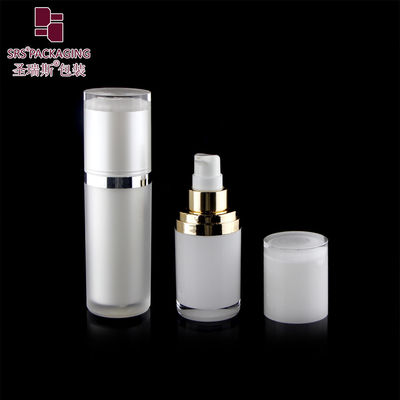 sơn tùy chỉnh màu trắng mỹ phẩm lotion chăm sóc da Acrylic chai không khí