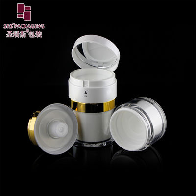 Acrylic bình không khí mặt kem huyết thanh màu tùy chỉnh chai 30ml với bơm