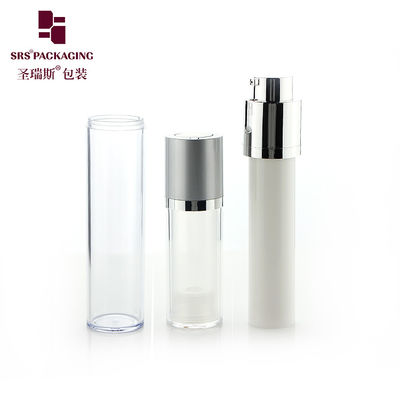 hình tròn 15ml 30ml 50ml chai bơm kem không khí acrylic trống