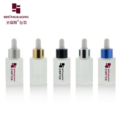 1oz nước hoa rỗng nước hoa kính màu hồng xanh lá cây tím màu sắc tùy chỉnh tinh dầu nhỏ giọt 30ml
