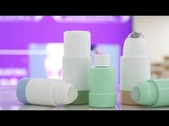 RPPE 75ml Nhập lại thân thiện với môi trường tái chế PCR PP chống ngứa Gel lỏng cuộn trên chai nhựa 50ml